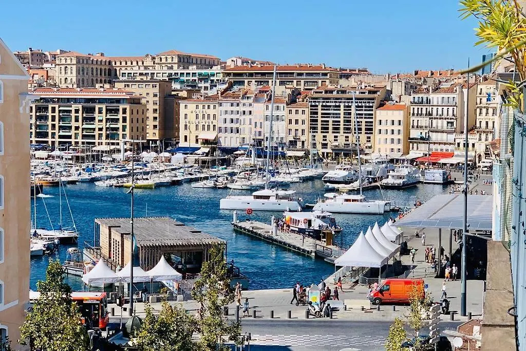Le Phoceen : T4 Balcon Vue Vieux-Port Marsilya Fransa